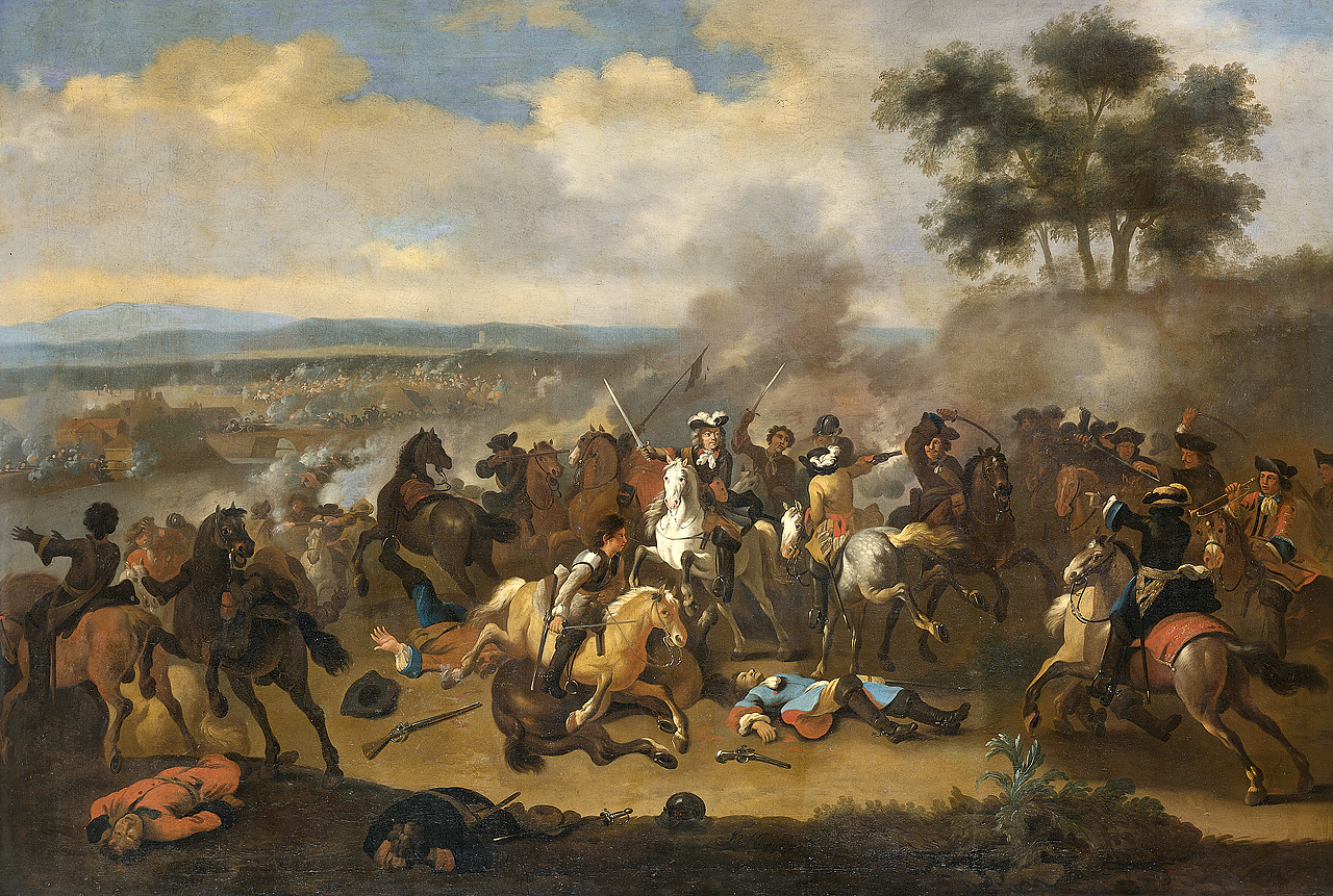 Jan van Huchtenburg's painting of the 1690 Battle of the Boyne